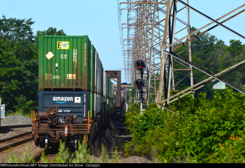 Tail End of Train 29G and STOP Signal